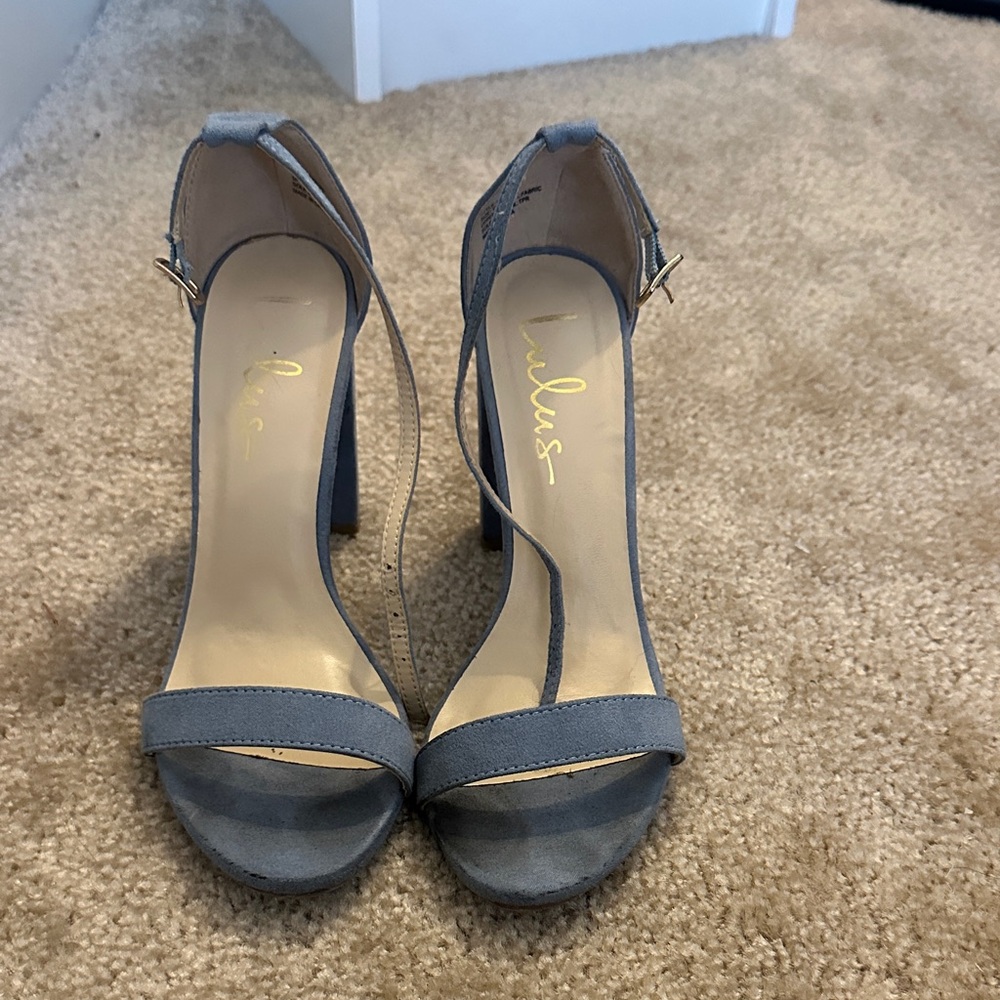 Lulu's Chic Gray Heels - image 1